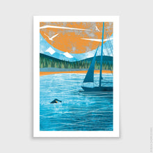 Load image into Gallery viewer, Wild Swimming A4 Print
