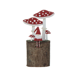 Tomte & Toadstools tabletop Christmas decoration