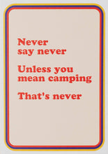 Load image into Gallery viewer, CAMPING
