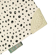 Load image into Gallery viewer, Neckerchew Teething Dribble Bib - Leopard Spot
