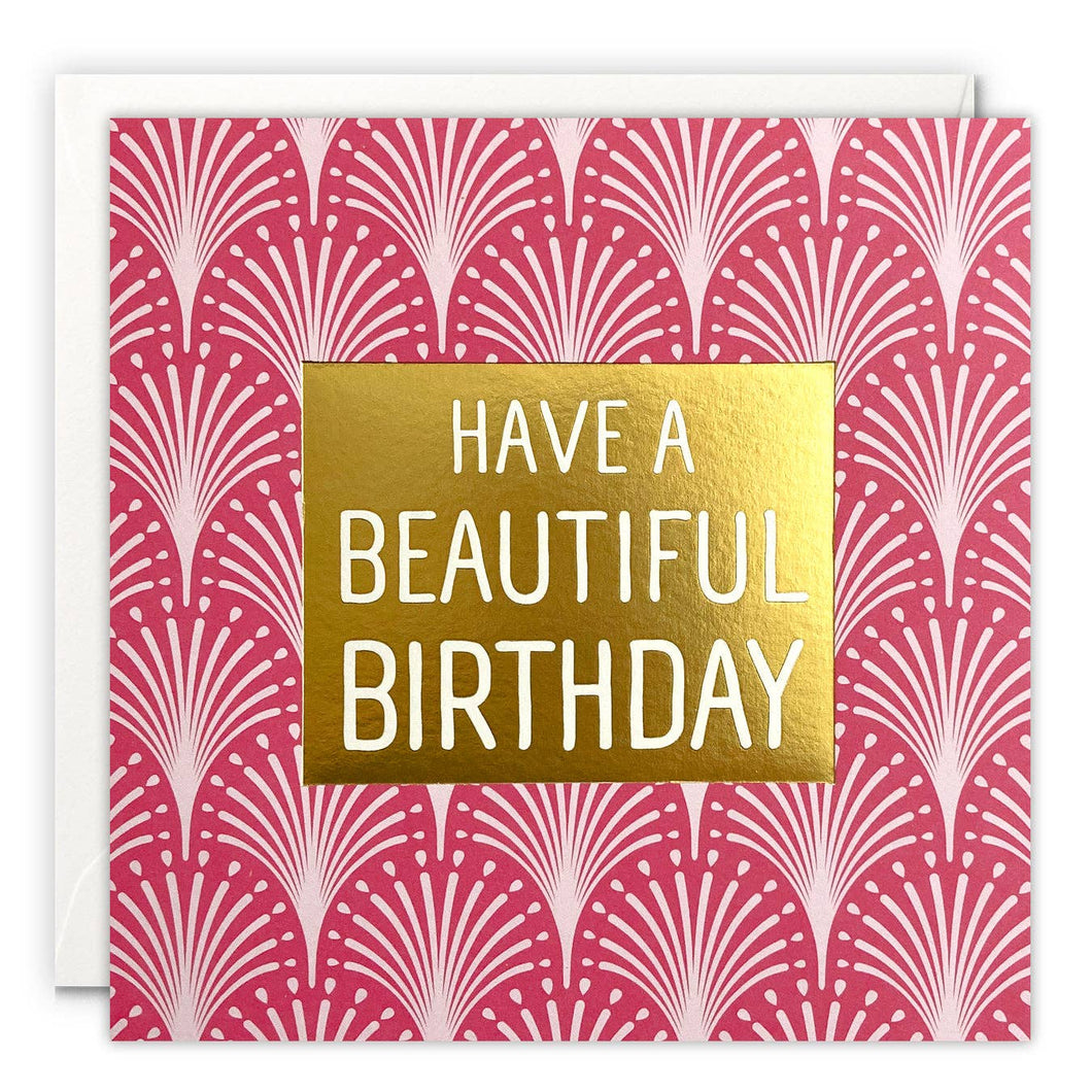 Beautiful Birthday Deco Card