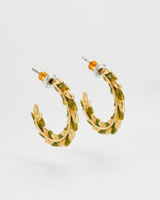 Load image into Gallery viewer, Wheat Hoop Earrings
