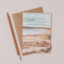 Load image into Gallery viewer, Scottish Beach Anniversary Card
