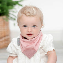 Load image into Gallery viewer, Neckerchew Teething Dribble Bib - Rainbow Rose
