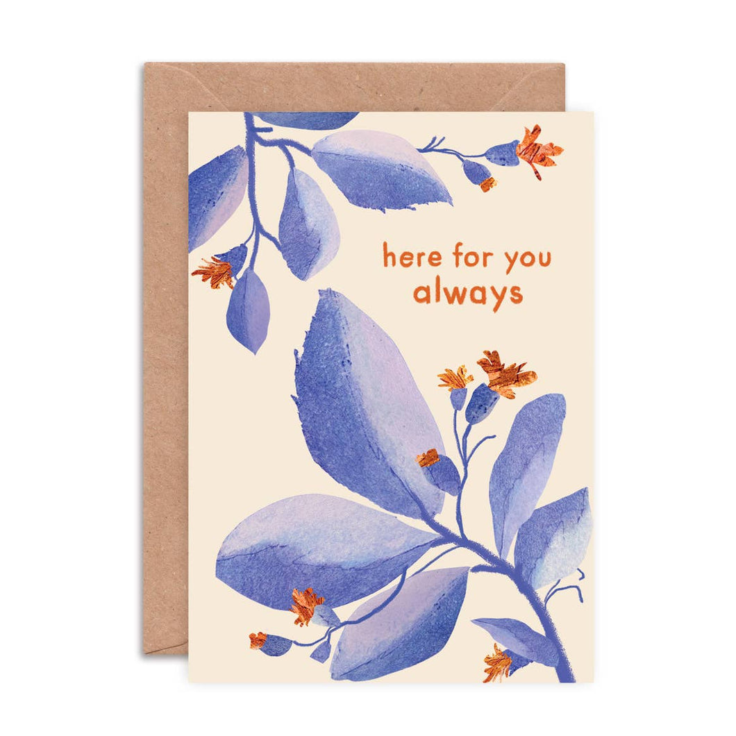 Here for You Always Sympathy card