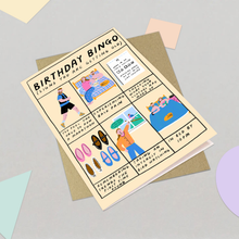 Load image into Gallery viewer, Birthday Card - Funny Birthday Bingo Greeting Card
