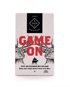 Game On: spice and seasoning mix for game