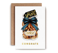 Load image into Gallery viewer, Smart Cookie Congratulations card
