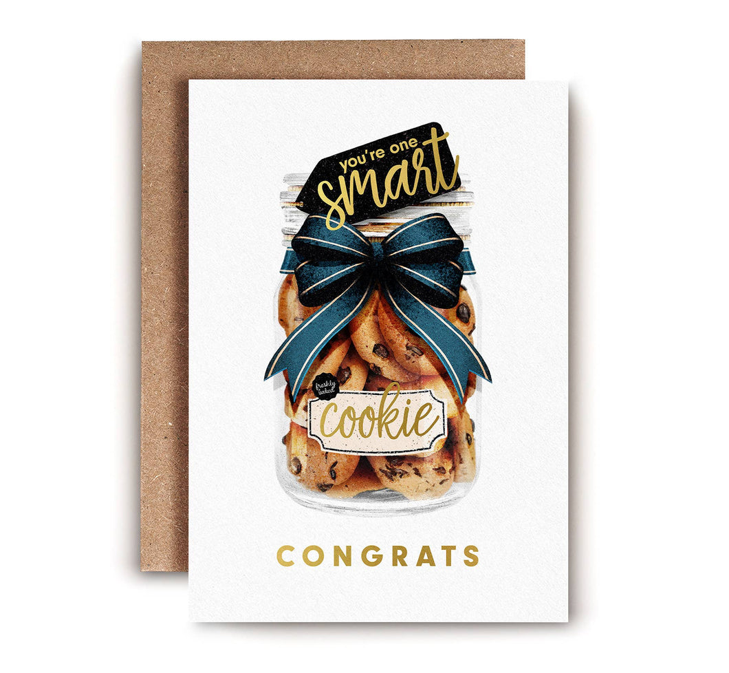 Smart Cookie Congratulations card