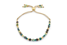 Load image into Gallery viewer, Bliss Azurite Gold Bracelet
