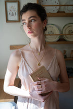Load image into Gallery viewer, Fox &amp; Acorn Oval Chain Locket Necklace
