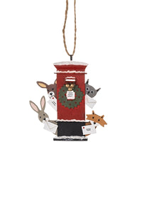 Peek a Boo Letter Box Hanging Christmas Tree Decoration