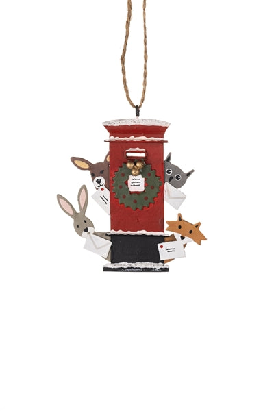 Peek a Boo Letter Box Hanging Christmas Tree Decoration