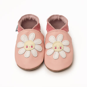Inch Blue Shoes - Dozy Daisy soft pink/white