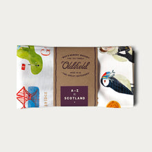Load image into Gallery viewer, A-Z Scotland Tea Towel
