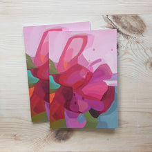 Load image into Gallery viewer, Pink flower notebook | A5 notebooks
