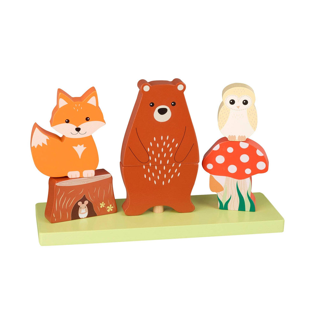 Woodland Wooden Stacking Toy