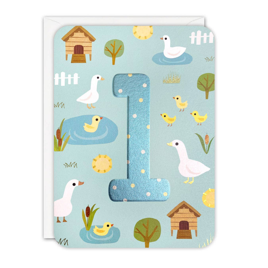 Age 1 Ducks Sprouts Card