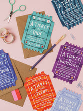 Load image into Gallery viewer, A Ticket to University Card
