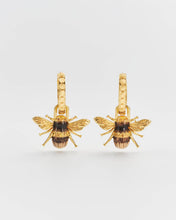 Load image into Gallery viewer, Bee Huggie Earrings
