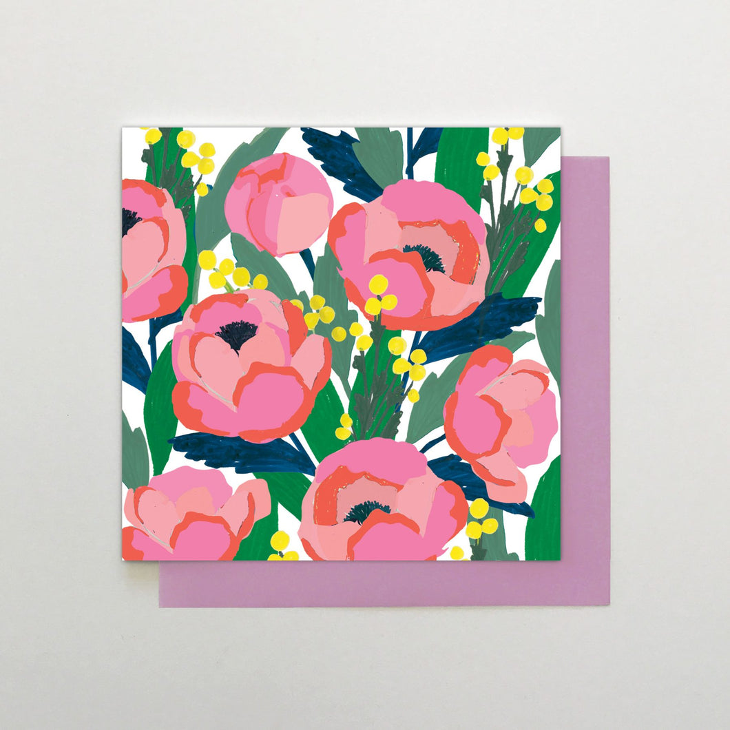 Flowers card