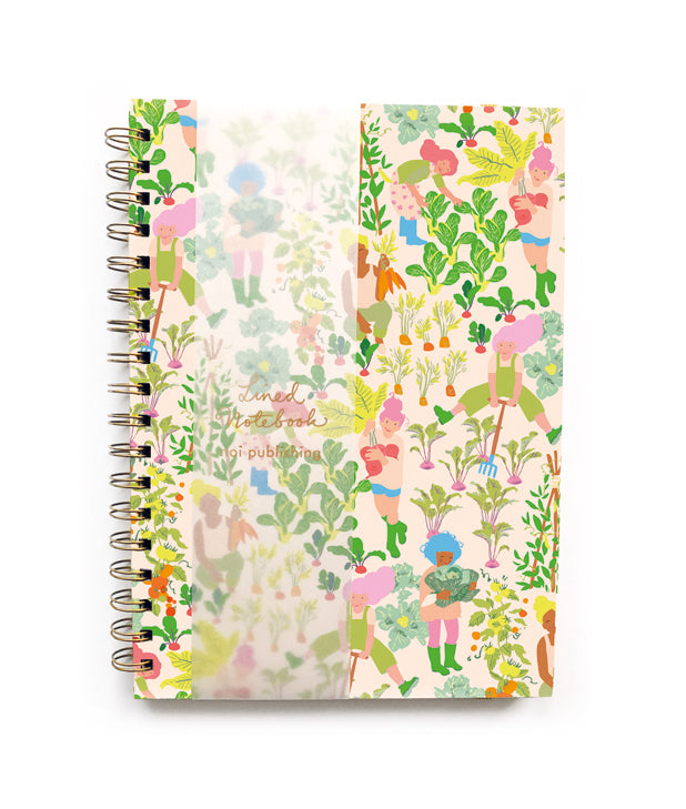 We love our vegetables hardback notebook