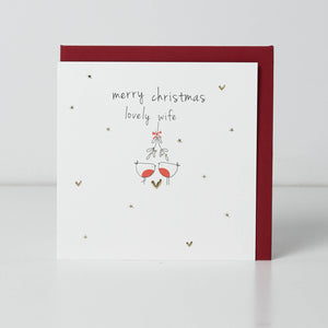 Christmas Card - Merry Christmas Lovely Wife