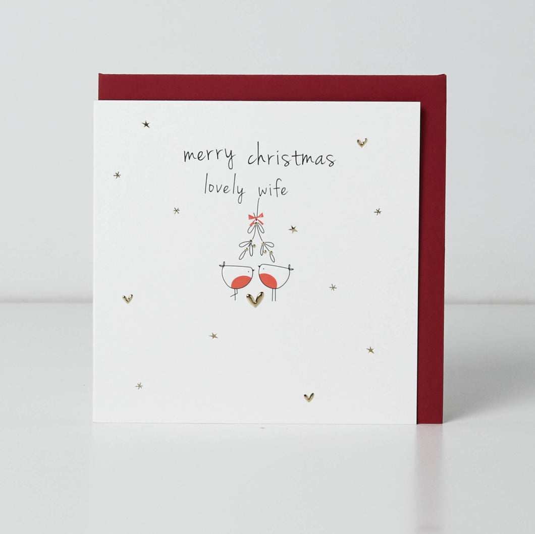 Christmas Card - Merry Christmas Lovely Wife
