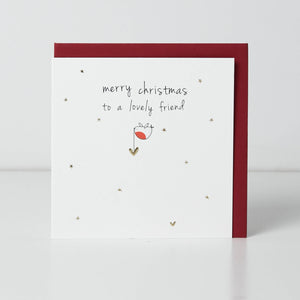 Christmas Card - To a Lovely Friend