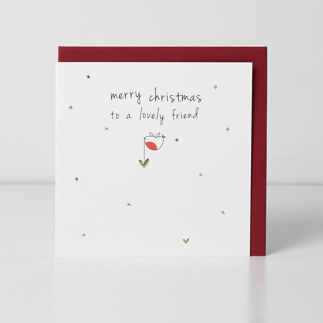 Christmas Card - To a Lovely Friend