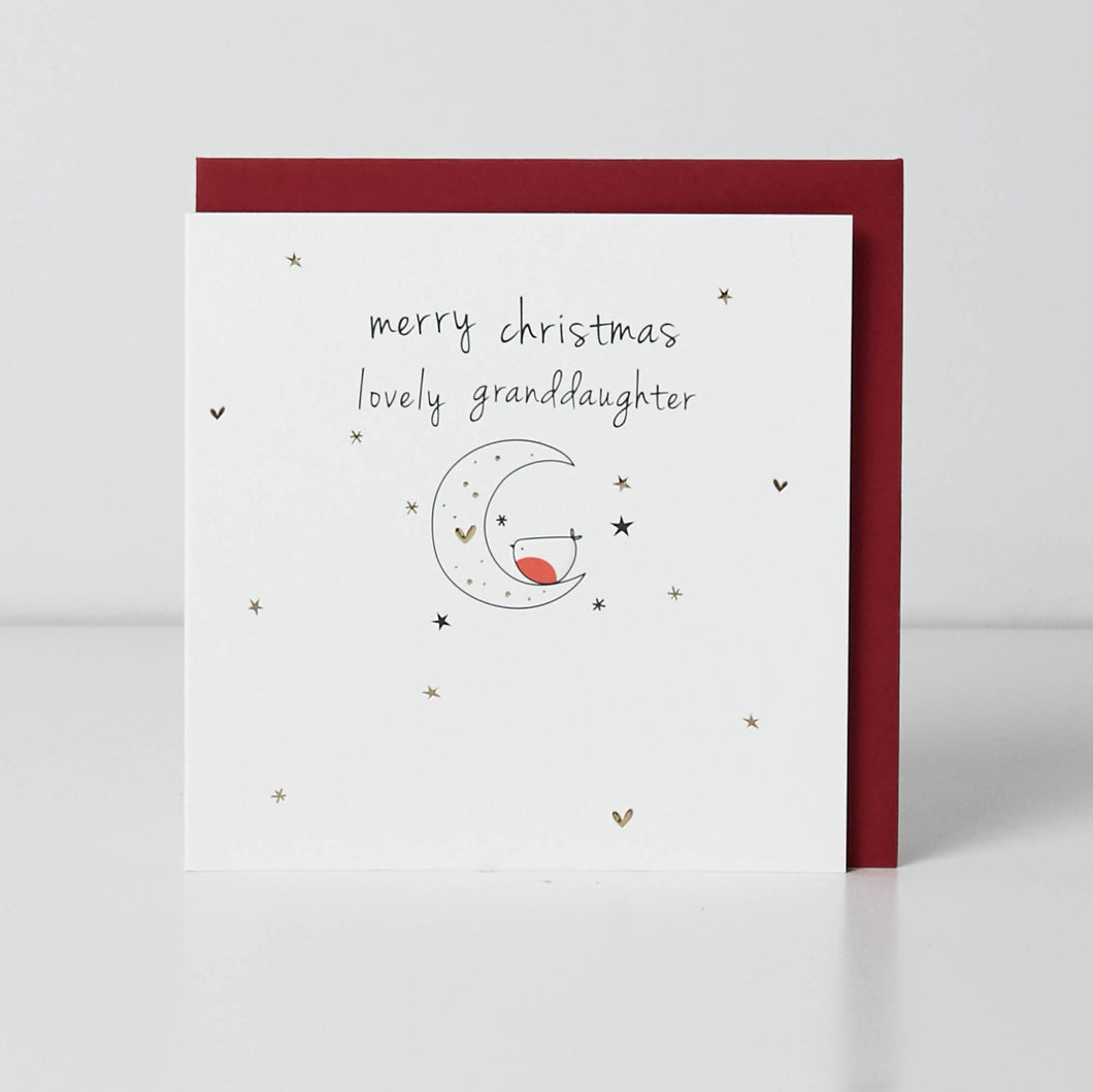 Christmas Card - Merry Christmas Lovely Granddaughter