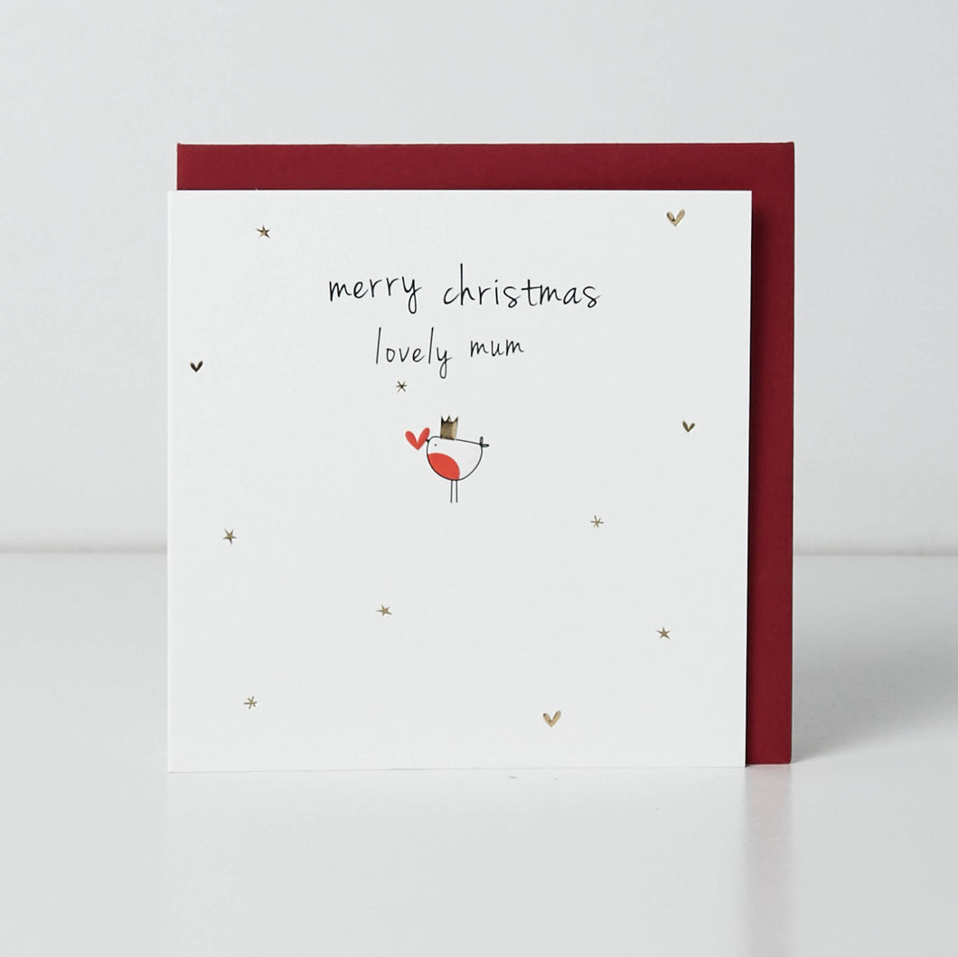 Christmas Card - Merry Christmas Lovely Mum