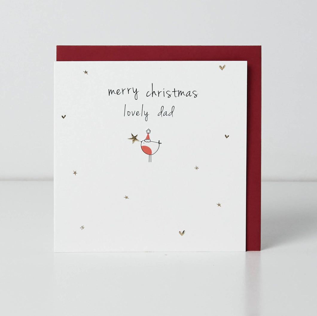 Christmas Card - Merry Christmas Lovely Dad