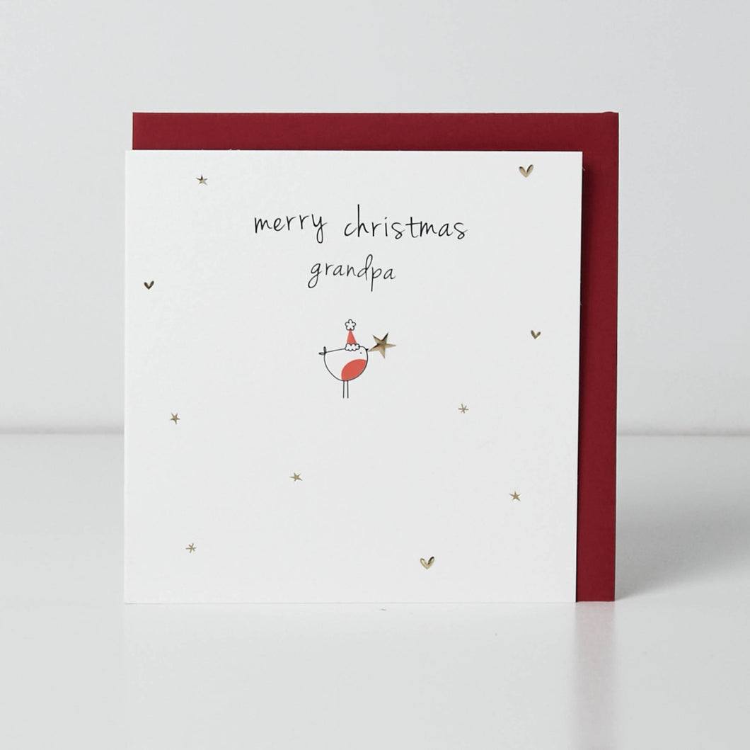 Christmas Card - Merry Christmas Grandpa