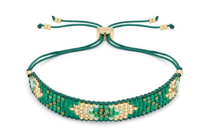 Magic Emerald Friendship Beaded Bracelet