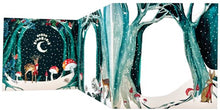 Load image into Gallery viewer, Concertina Christmas Card - Woodland Night
