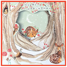 Load image into Gallery viewer, Concertina Christmas Card - Woodland Deer

