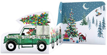 Load image into Gallery viewer, Concertina Christmas Card - Landrover
