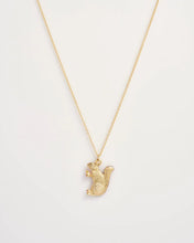 Load image into Gallery viewer, Enamel Cheeky Squirrel Necklace
