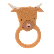 Load image into Gallery viewer, Highland Cow Teether
