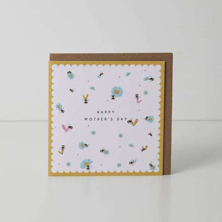 Happy Mother's Day Blue Daisies Card