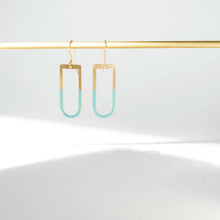 Load image into Gallery viewer, Minimalist | Dipped Enamel Earrings
