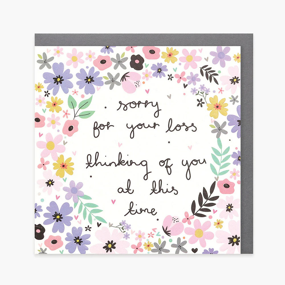Sorry For Your Loss card