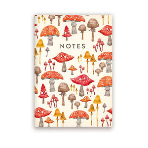 A5 Toadstool Blank Notebook