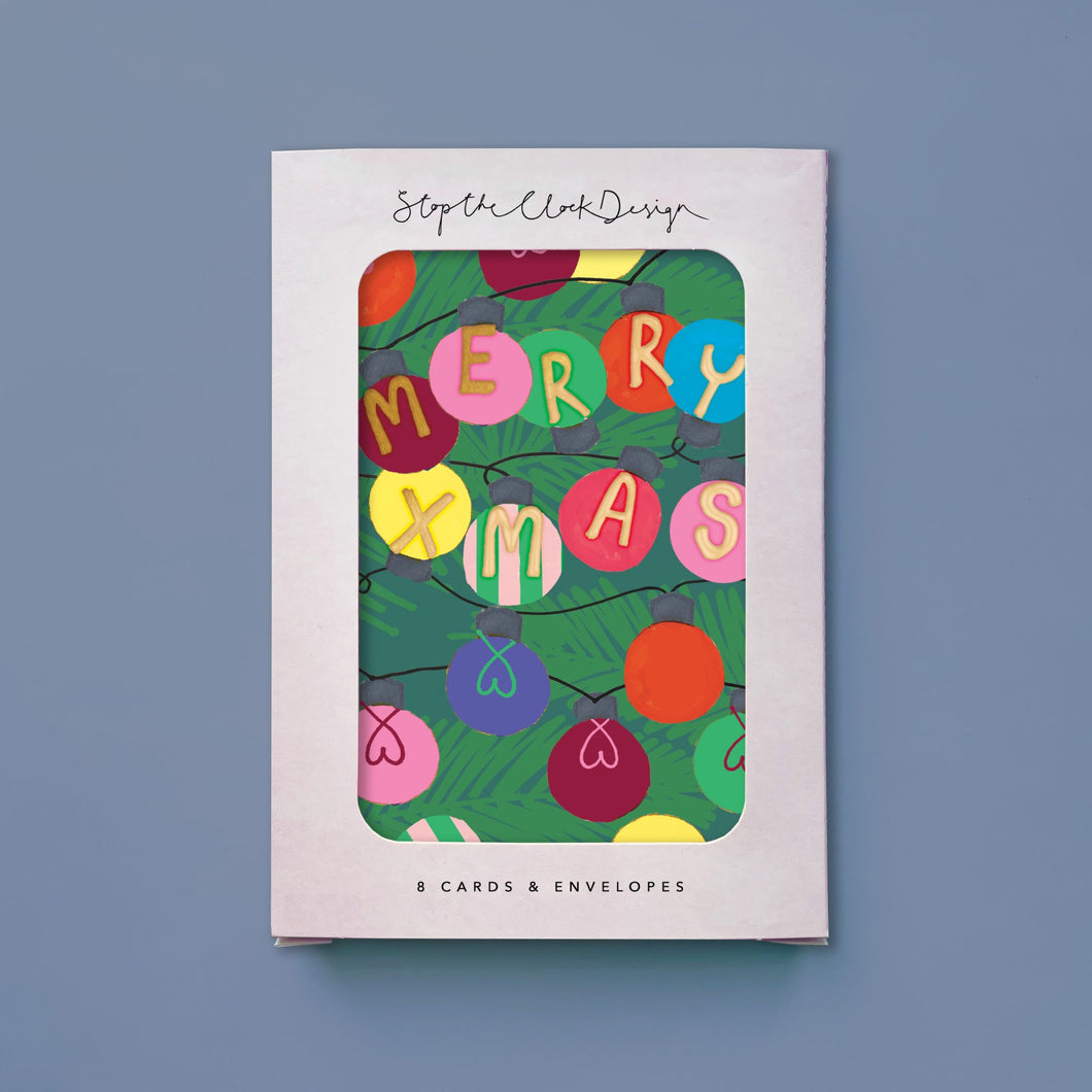 Christmas Card Pack - Christmas Lights