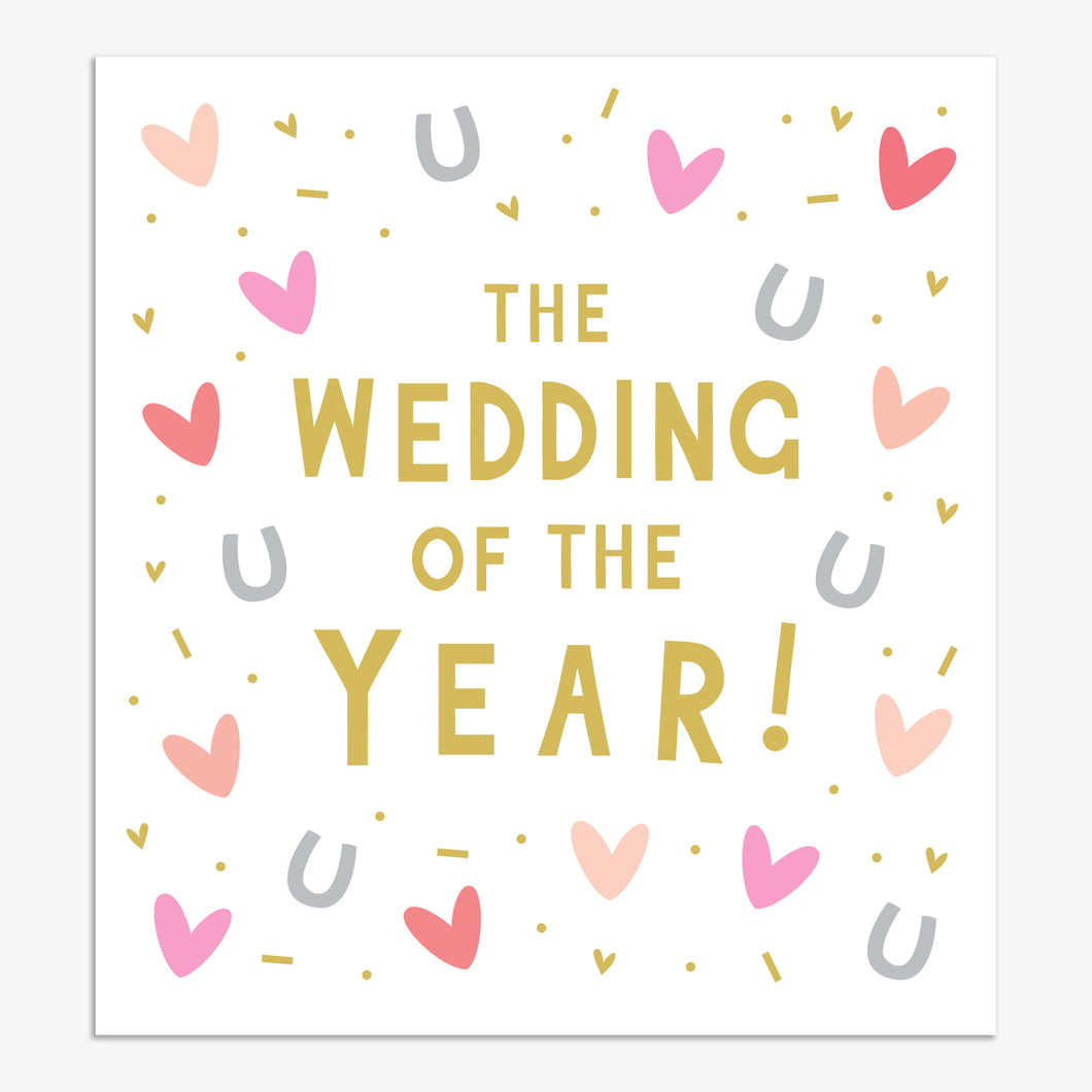 Wedding of the Year card