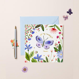 Butterfly Wonderful Mum Card