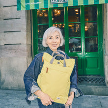 Load image into Gallery viewer, Finchley Small Backpack in Passion Fruit Canvas
