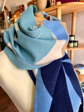 Load image into Gallery viewer, Clover Scarf in Blue
