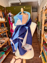 Load image into Gallery viewer, Clover Scarf in Blue
